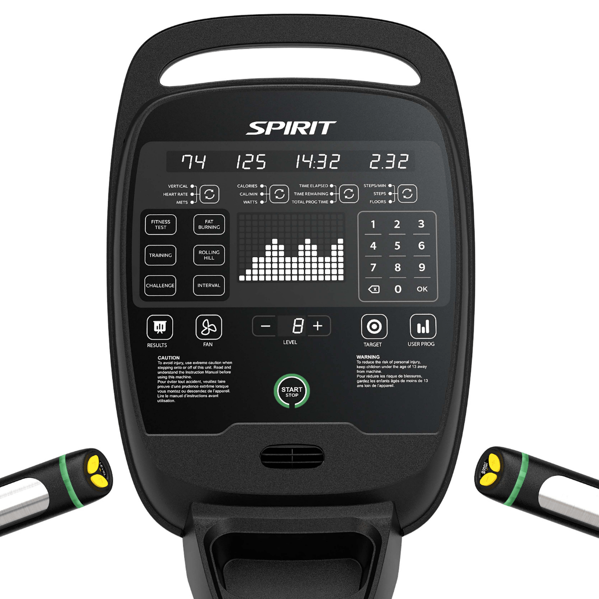 Spirit Fitness CSC880 Stair Climber Compact Design