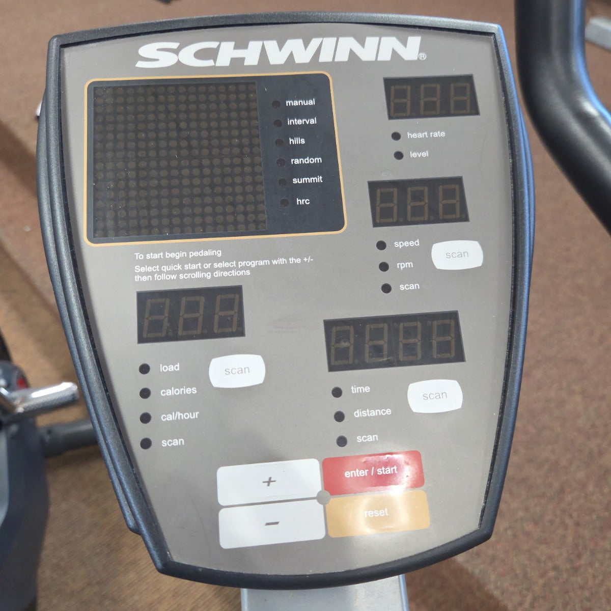 Pre-owned Schwinn 120P Upright Bike