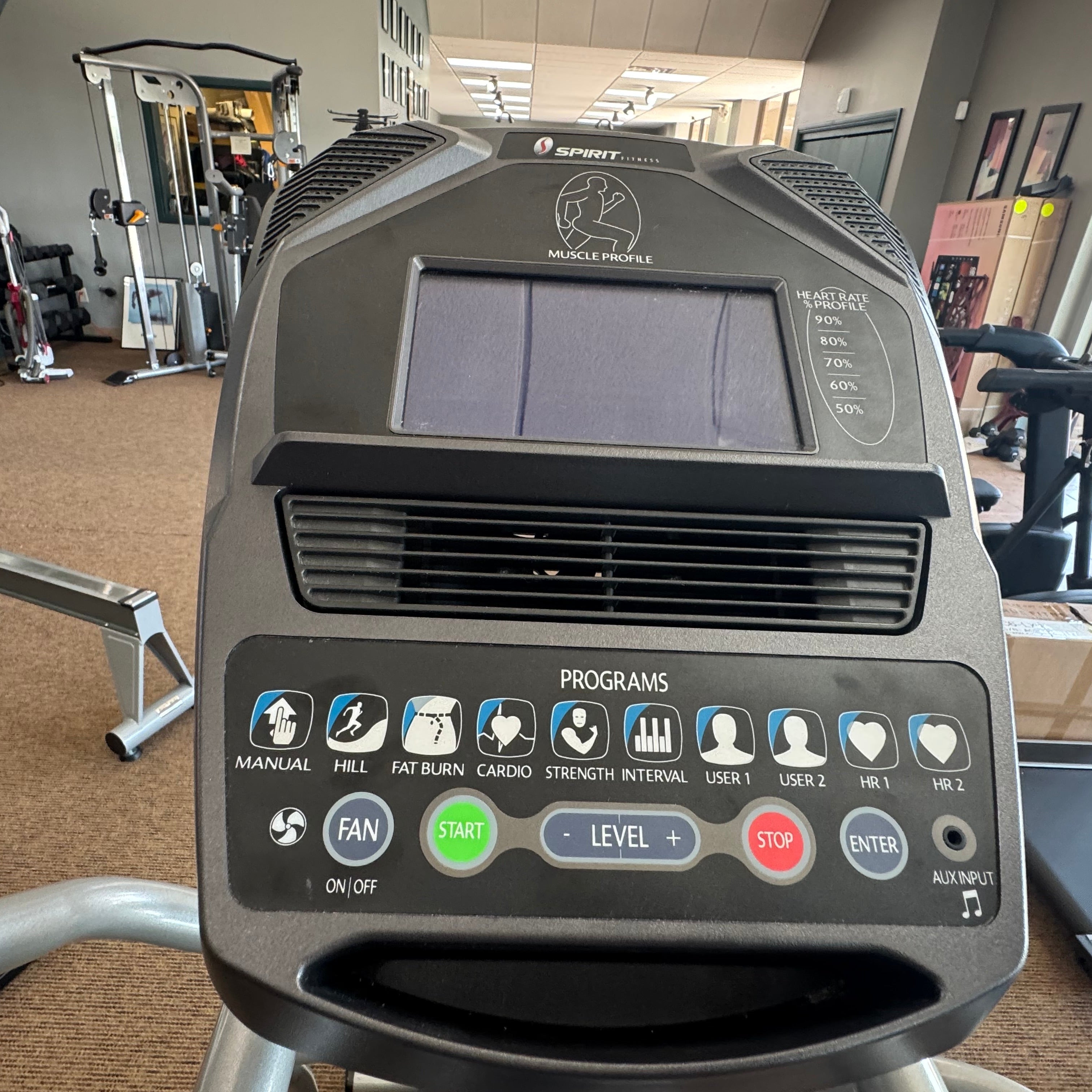 Pre-owned Spirit XE395 Elliptical Trainer with Incline