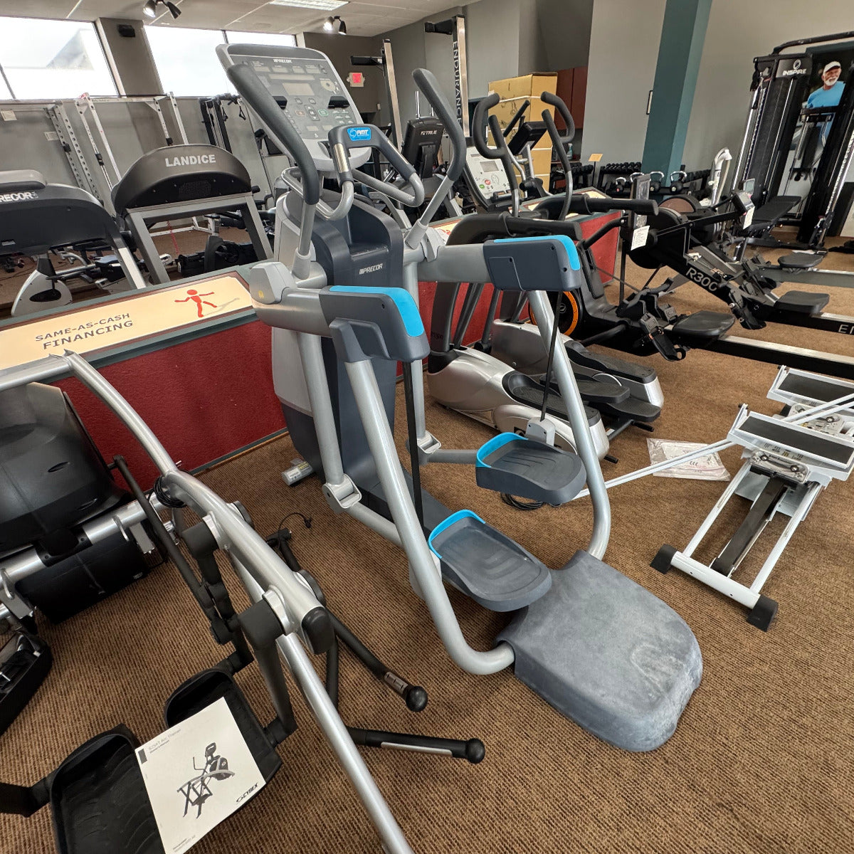 Pre-owned Precor AMT with Open Stride Trainer