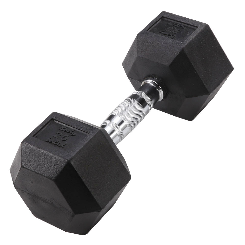 Body Solid Rubber Coated Hex Dumbbells