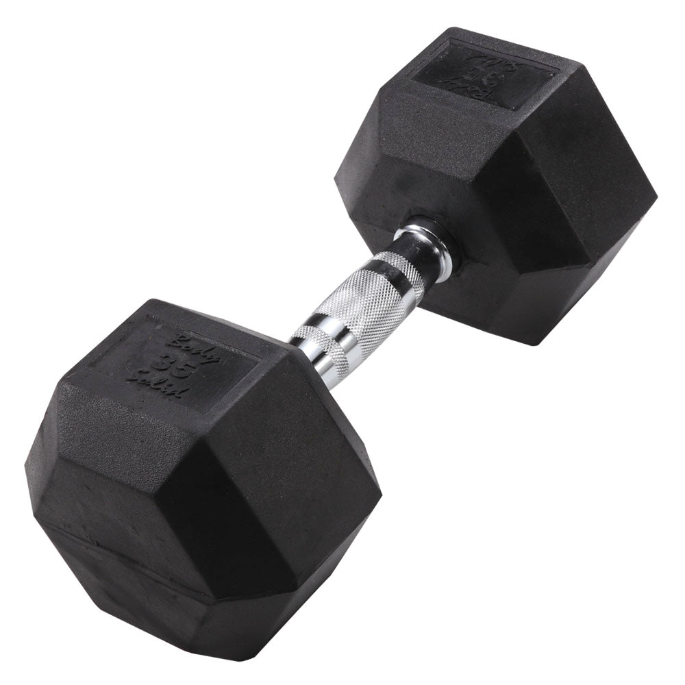 Body Solid Rubber Coated Hex Dumbbells