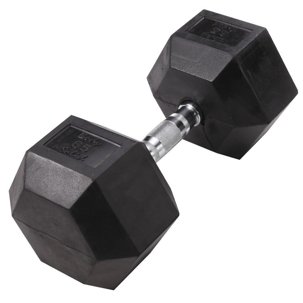 Body Solid Rubber Coated Hex Dumbbells