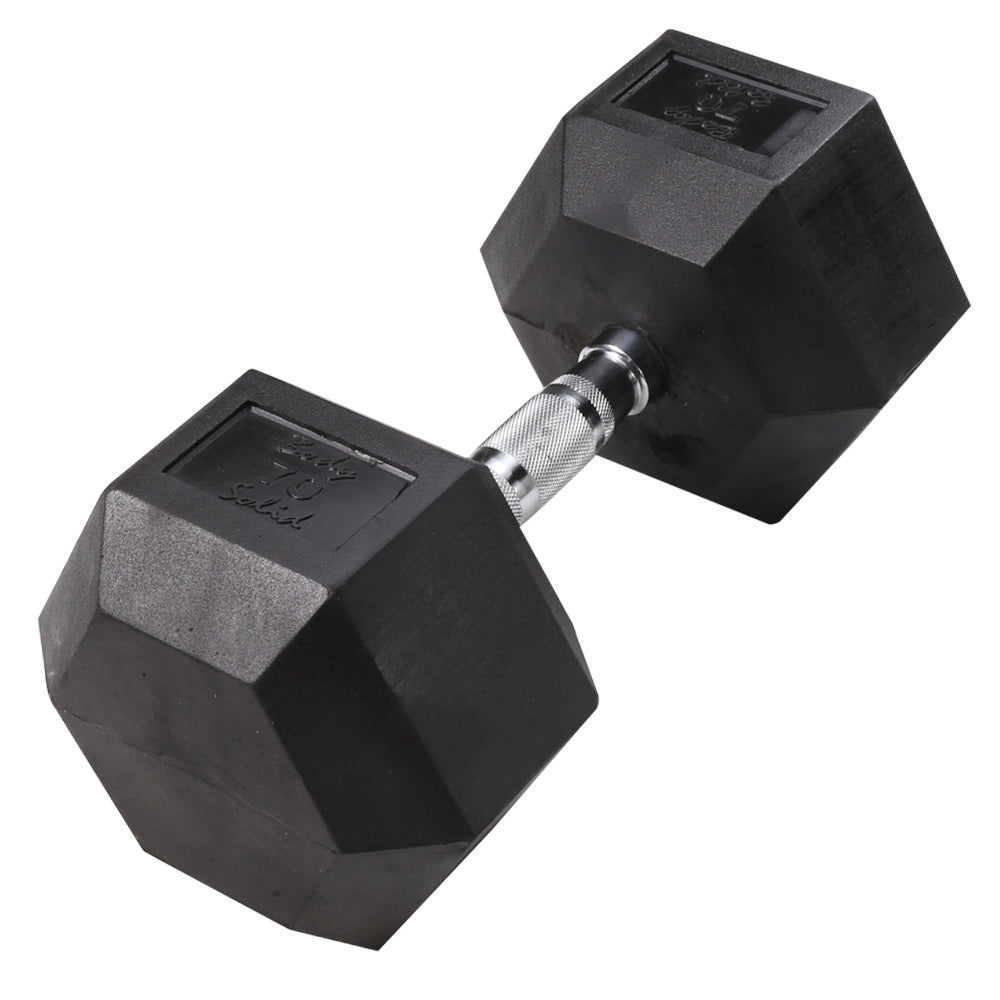 Body Solid Rubber Coated Hex Dumbbells