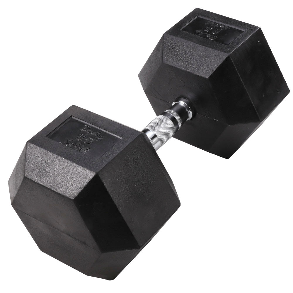 Body Solid Rubber Coated Hex Dumbbells