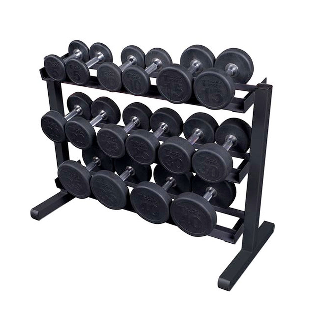 Body Solid GDR363B 3-Tier Dumbbell Rack 40 Inch
