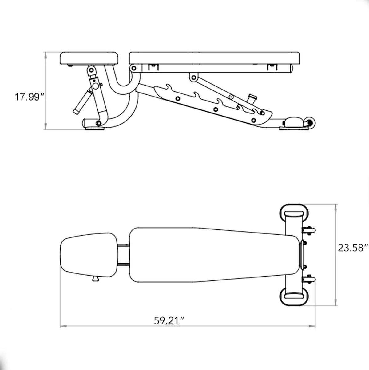 Hudson Steel Company Empire Bench DR034