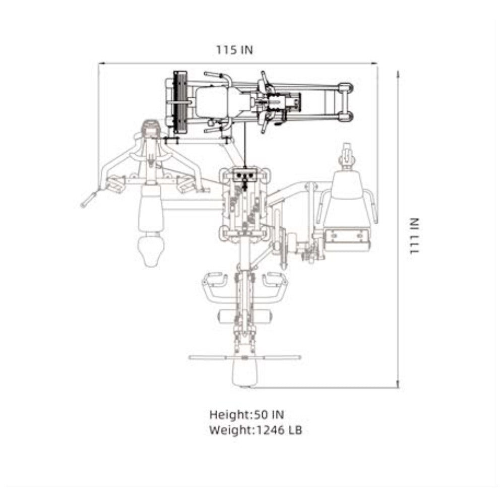 Hudson Steel Company Grand Central Leg Press Option