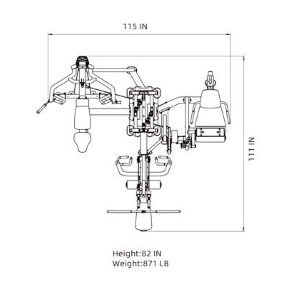 Hudson Steel Company The Grand Central Multi Station Gym BS023