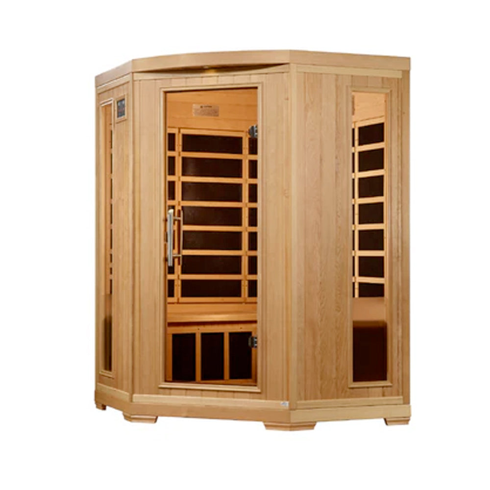 PRO 6 Rebecca 3 Person Corner Infrared Sauna Near Zero EMF FAR P6-H356-02