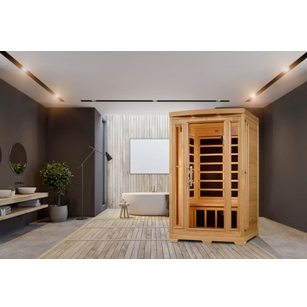 PRO 6 Amanda 2 Person Near Zero EMF FAR Infrared Sauna P6-H206-02