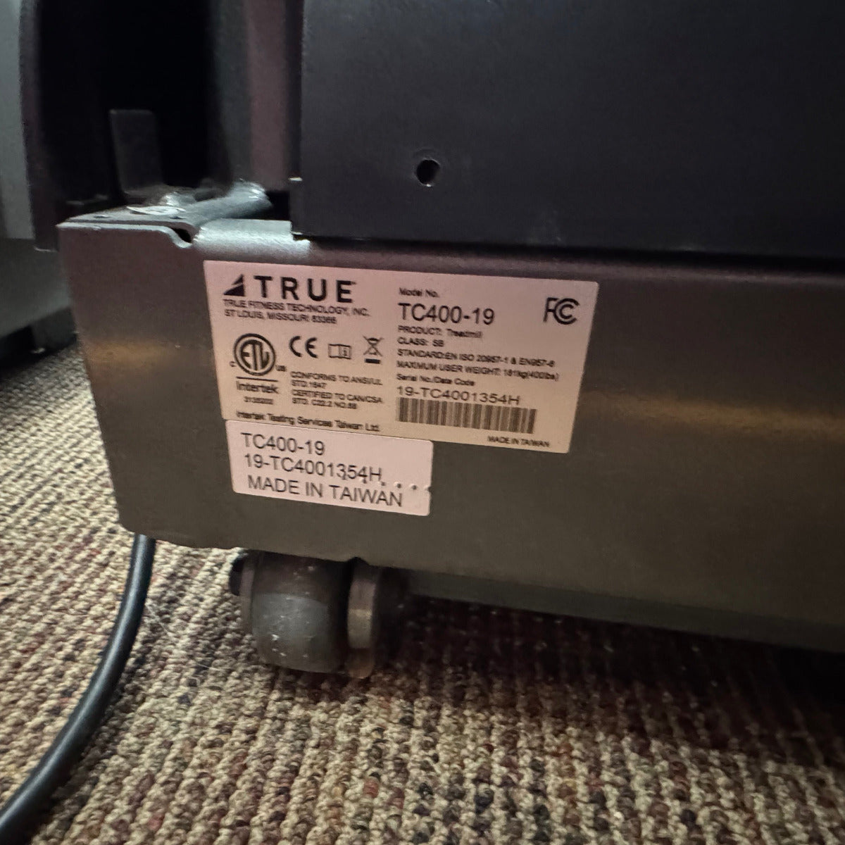 Pre-Owned True TC400 Commercial Treadmill