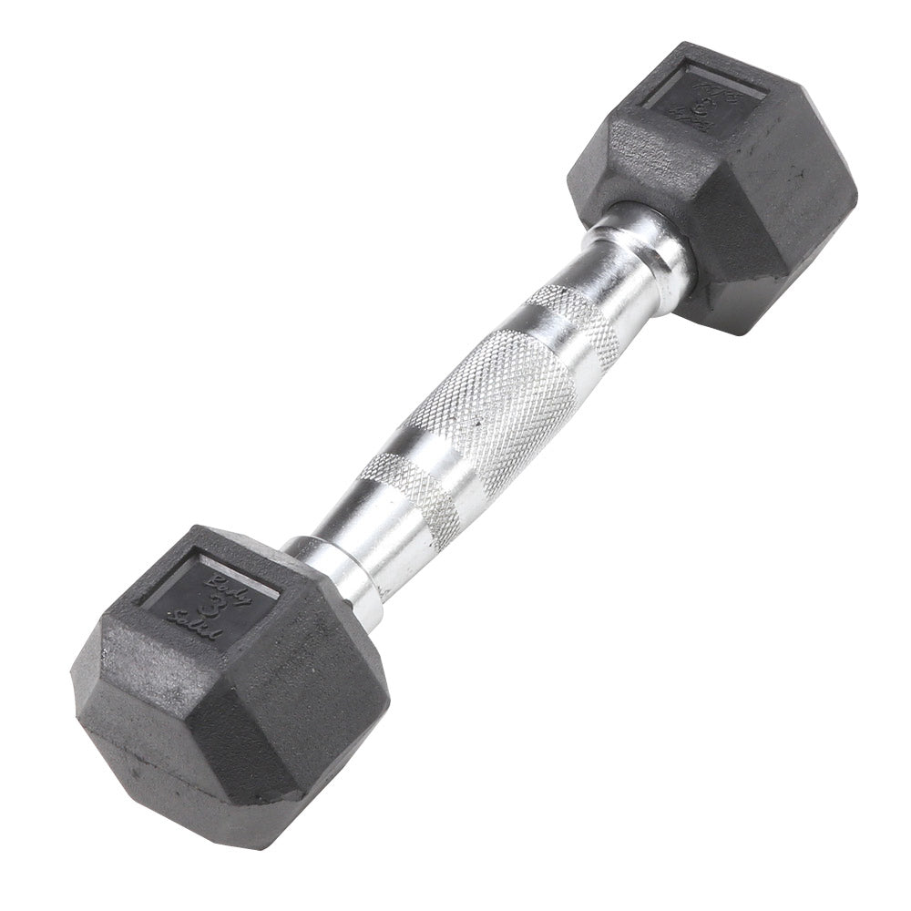 Body Solid Rubber Coated Hex Dumbbells