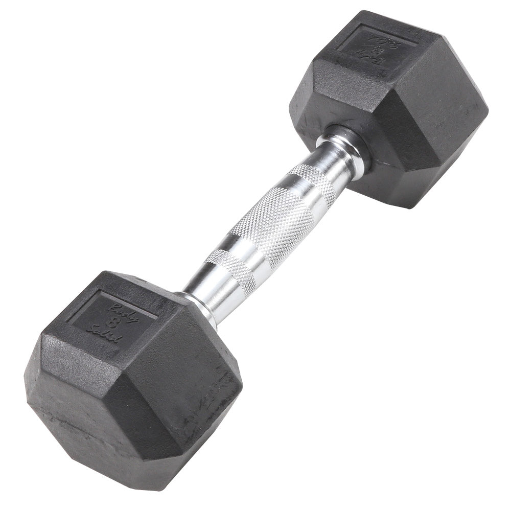 Body Solid Rubber Coated Hex Dumbbells