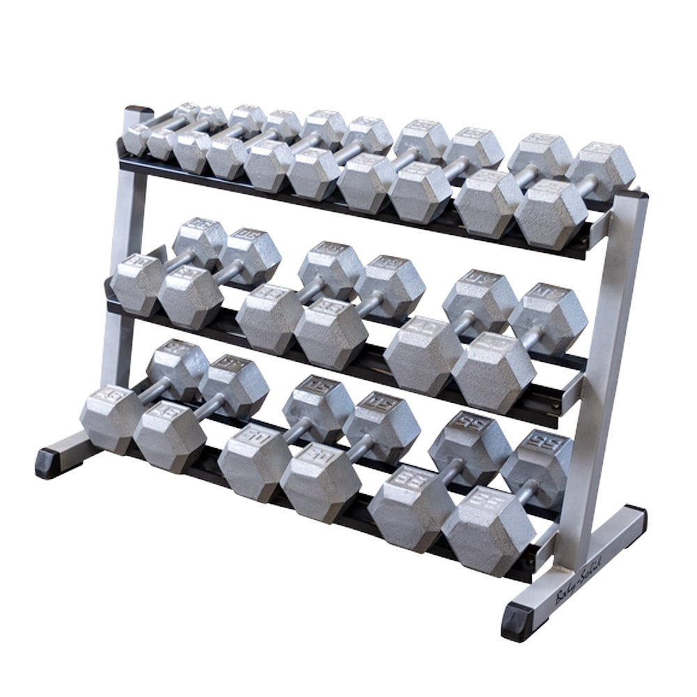 Body Solid GDR48 3-Tier Dumbbell Rack 48 inch