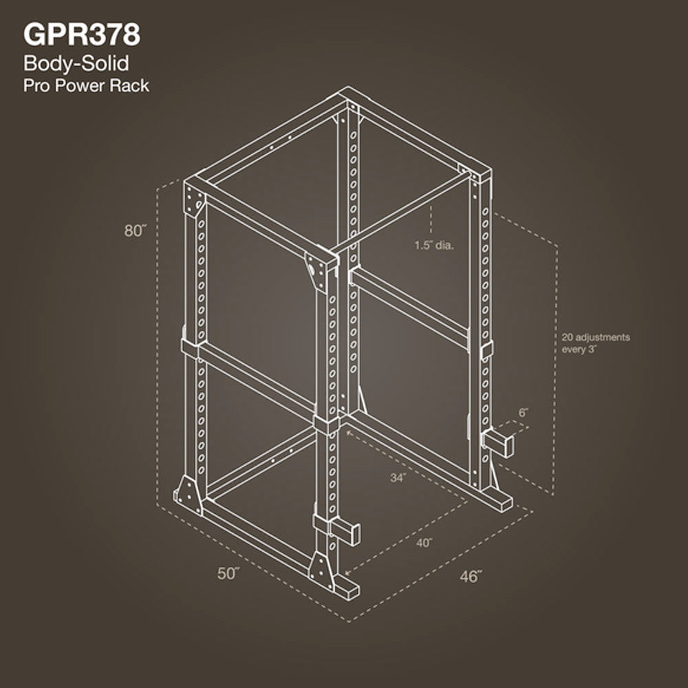 Body Solid GPR378 Power Rack