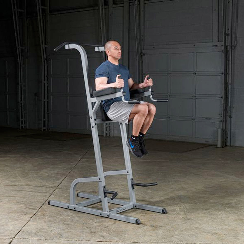 Body Solid GVKR82 Vertical Knee Raise Dip Pull Up Station