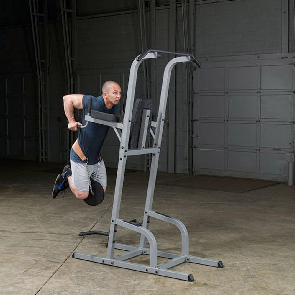 Body Solid GVKR82 Vertical Knee Raise Dip Pull Up Station