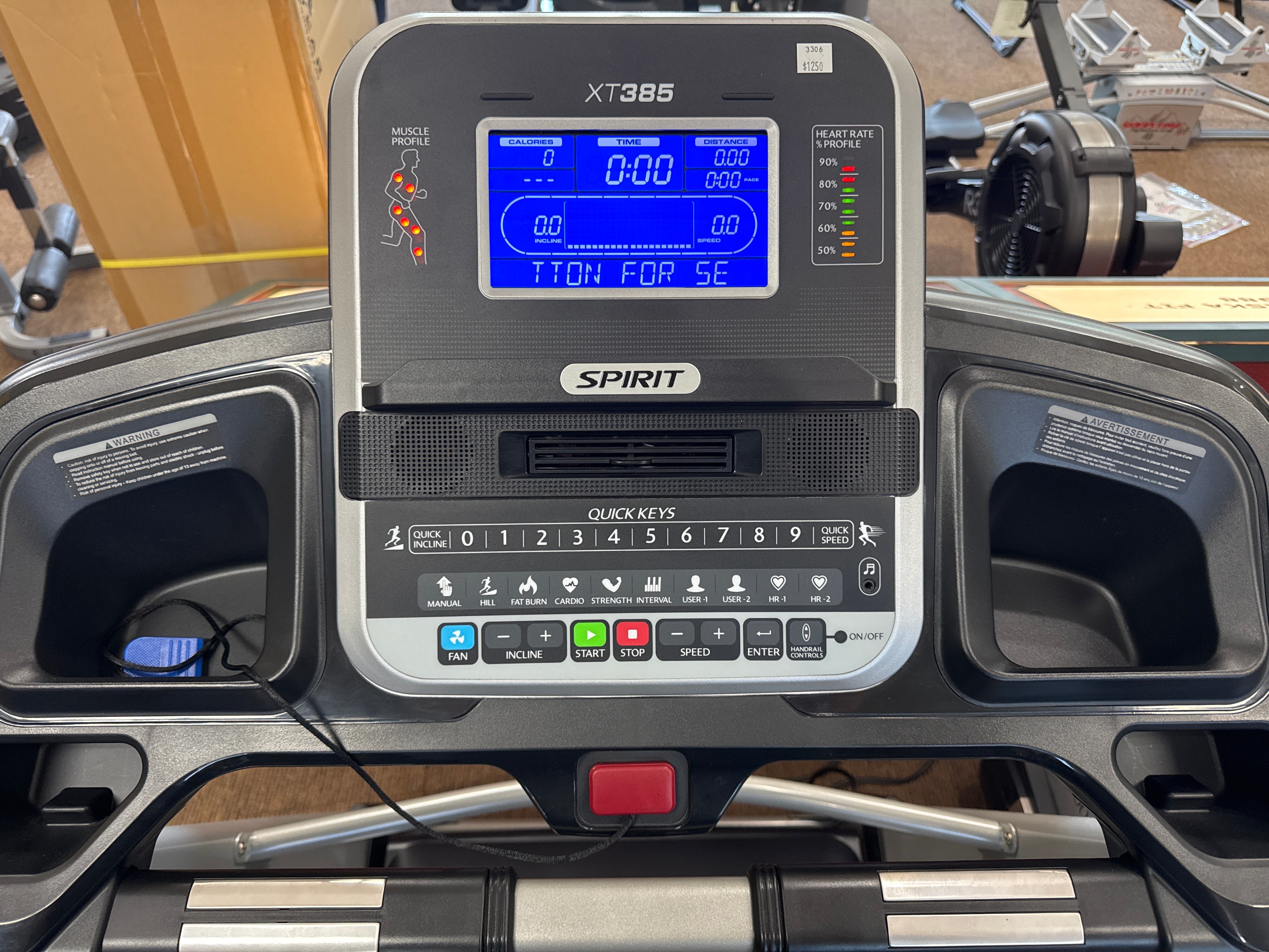Pre-Owned Spirit XT385 Treadmill